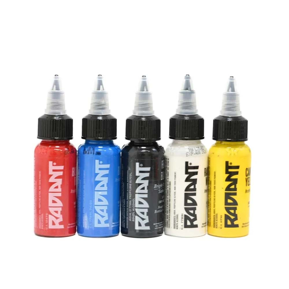 RADIANT PRIMARY COLOR SET 1oz (5 RENK)