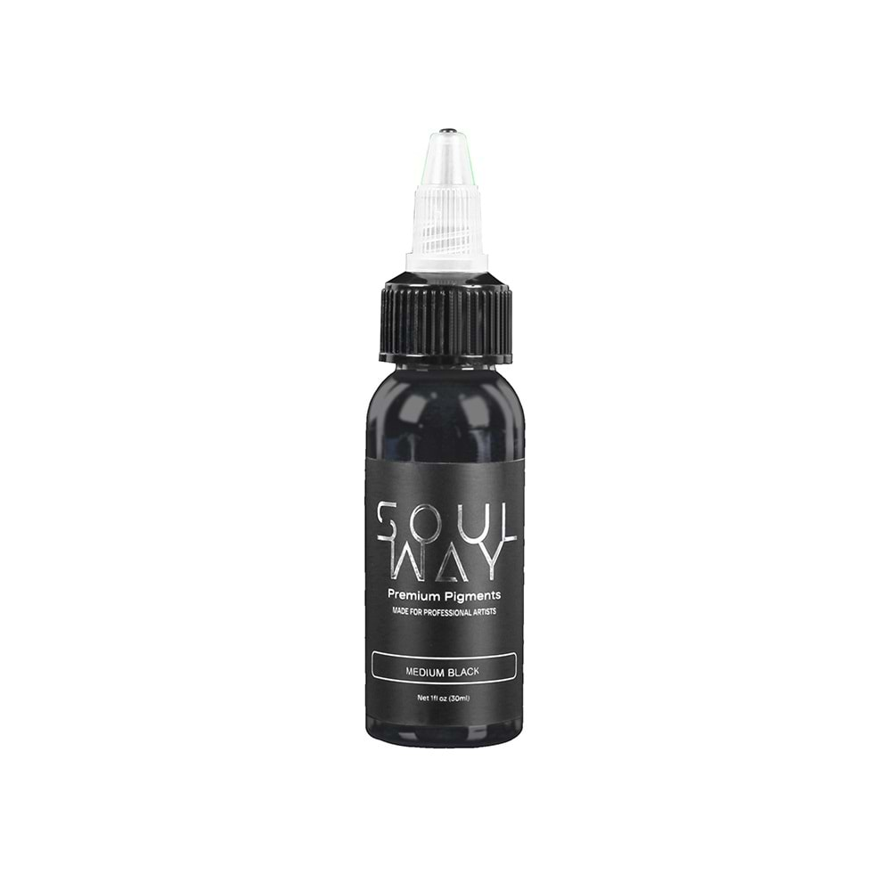 SOULWAY INK MEDIUM BLACK 1 OZ