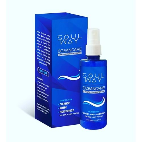 SOULWAY OCEANCARE 100ML PİERCİNG BAKIM SOLÜSYONU