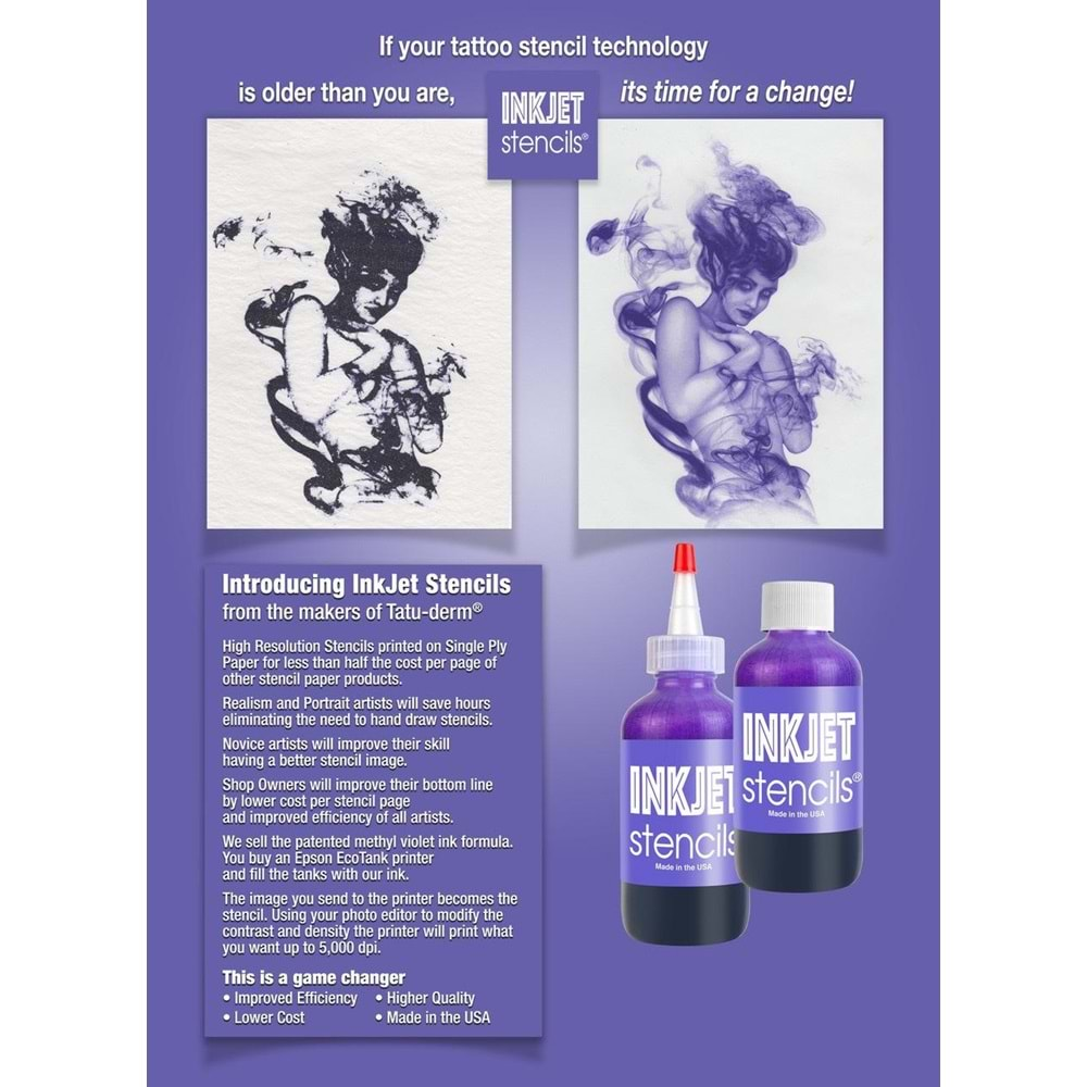 INKJET STENCIL 4 OZ YAZICI MÜREKKEPİ