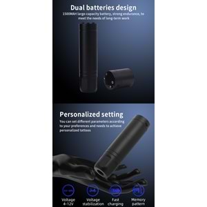 SHOTS-762 WIRELESS KABLOSUZ PEN DÖVME MAKİNESİ