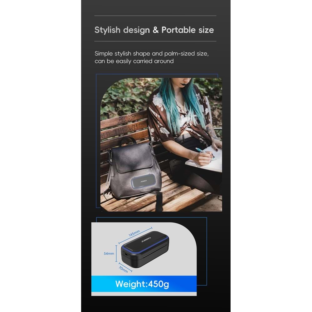 AIMO MR3 MİNİ TATTOO PRINTER ŞABLON YAZICISI