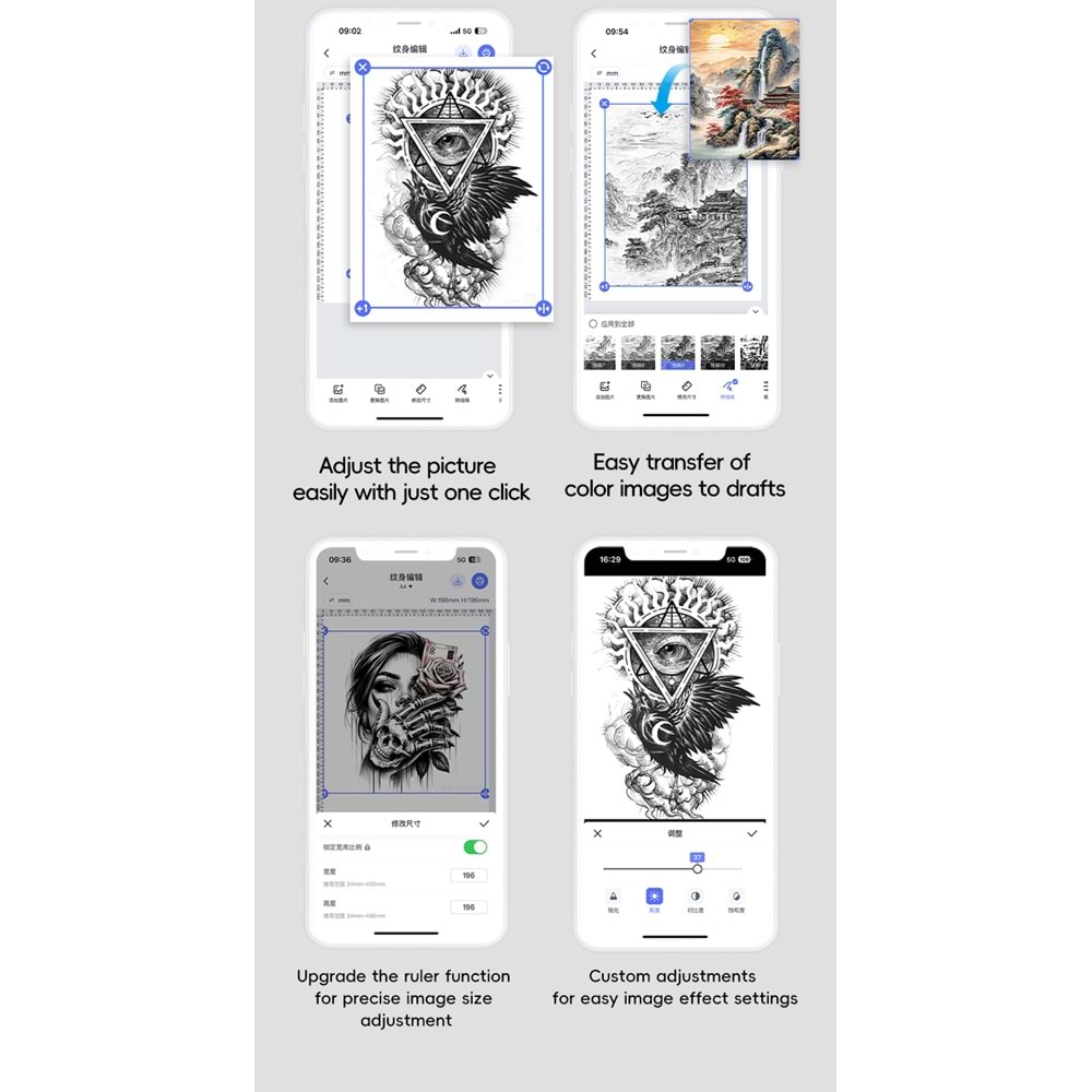 AIMO MR3 MİNİ TATTOO PRINTER ŞABLON YAZICISI